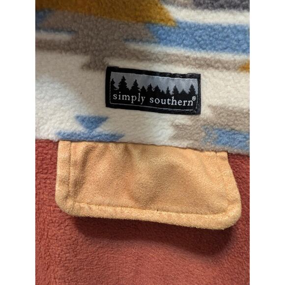 Simply Southern Tribe Fleece Long-Sleeve Pullover Warm Winter Pockets Youth M - Picture 2 of 7